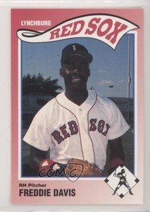 1990 Sportsprint Lynchburg Red Sox Freddie Davis #17