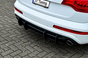Difusor para Audi Q7 4L con parte trasera S-Line faldón trasero difusor trasero - Imagen 1 de 2