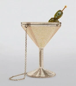 Judith Leiber Martini Glass Cocktail Clutch - Picture 1 of 6