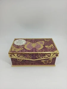 Punch Studio Flip Music Box Note Set Note Cards & Envelopes Purple Butterfly - Picture 1 of 12