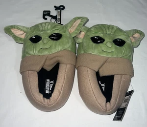 Disney Star Wars Mandalorian Baby Yoda The Child Grogu Toddler Slippers Size 13/ - Picture 1 of 4