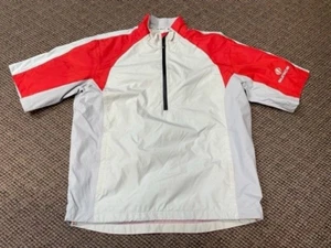 Sunice Typhoon Mens Medium Short Sleeve Jacket Half-Zip Pre-Owned M Windbreaker - Picture 1 of 2