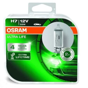 H7 OSRAM ULTRA LIFE 12V 55W PX26d 64210ULT-HCB Headlight Bulbs DuoBox - Picture 1 of 1