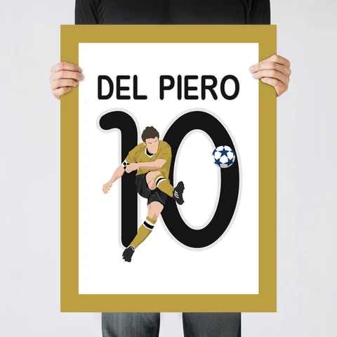 Del Piero Goal, 2007-2008 UCL Bernabeu Juventus Print/Poster/Wall-Art [Part 1/2] Cover