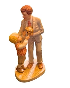 VTG 1988 Enesco Treasured Memories Father Son Surprise LE2500 604305 - Picture 1 of 3