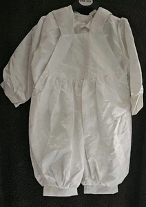 Vintage Baby Boys Jumpsuit With Matching Hat And Booties - Picture 1 of 6