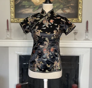 Jin Yuan Traditional Tang Chinese Style Blouse Cheongsam Size 34 XS - Picture 1 of 7