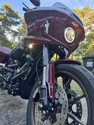 Custom Dynamics Smoke Front LED Turn Signals for 2018-2024 Harley Low Rider ST - Image 1 of 4