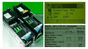(2) Piezas Allen-Bradley PowerFlex 753 20F11RD2P1AA0NNNNN 1HP - Imagen 1 de 11