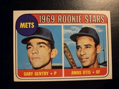 1969 Rookie Stars Gary Gentry / Amos Otis Topps #31 RC ~ New York Mets - Image 1 of 3