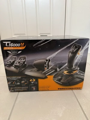 Thrustmaster T.16000M FCS Flight Pack - USB Joystick, Throttle & Rudder Pedals - Image 1 of 4