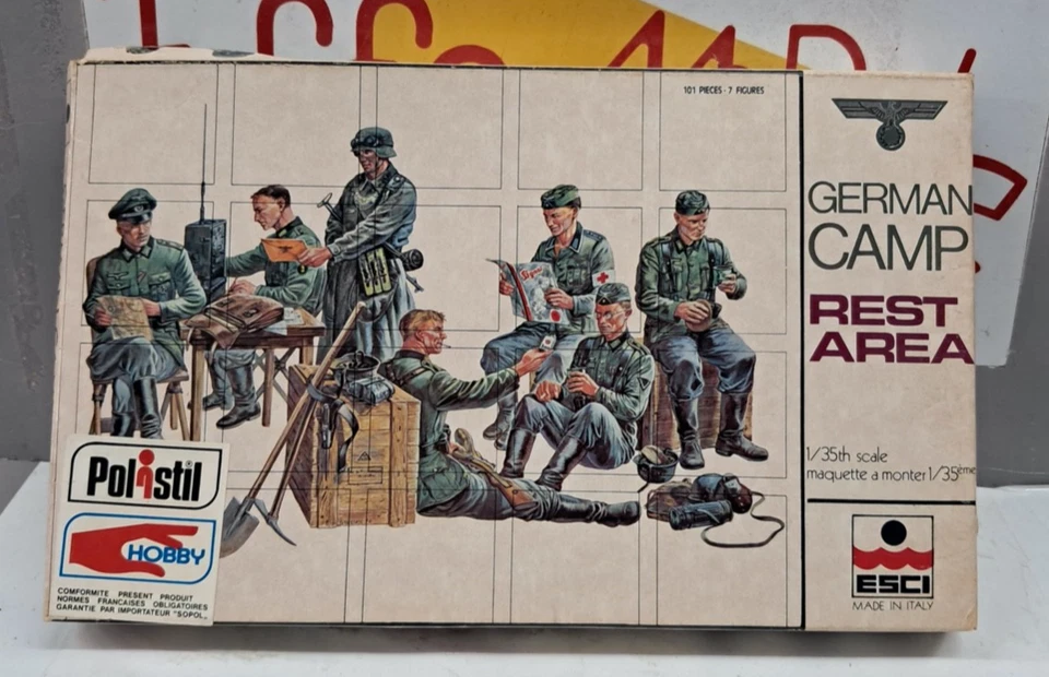 ESCI  1/35 GERMAN CAMP REST AREA   ART.5005 - Immagine 1 di 2