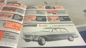 1960 ? TRIUMPH HERALD Australian Sales Brochure RARE - Bild 1 von 4