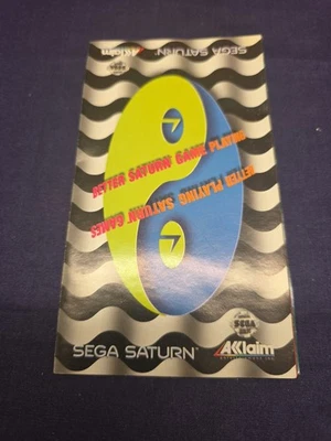 Better Playing Saturn Acclaim Anuncio Sega Saturn SOLO INSERTAR Auténtico Original Foto 1 de 4