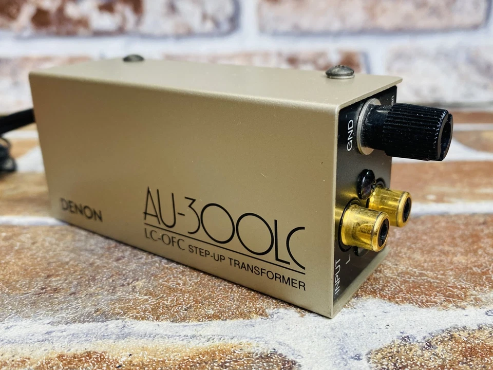 DENON AU-300LC Step Up Transformer MC Cartridge Japan Tested Working DDP - Image 1 of 4
