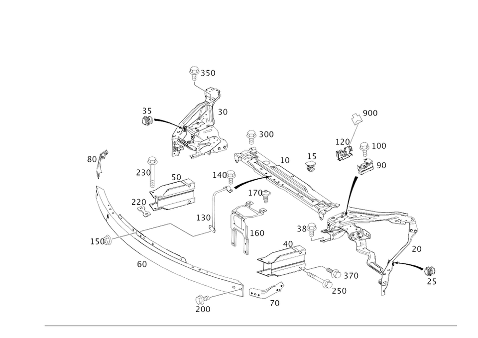 Puntal genuino Mercedes-Benz 204-620-01-85 Foto 1 de 1