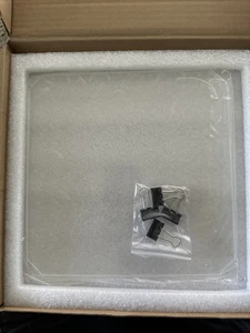 3D Drucker Glasbett aufgerüstet, Borosilikatglasplatte 220 mm x 220 mm x 3 mm Neu in OVP - Bild 1 von 3