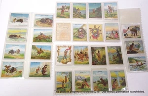 JUEGO COMPLETO DE 50 PIEZAS de colección Hassan INDIAN LIFE IN THE 60'S TARJETAS DE CIGARRILLOS c1910 - Imagen 1 de 9