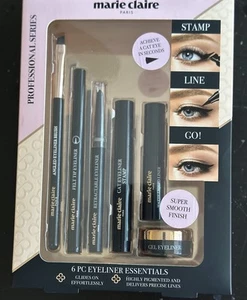 Marie Claire Professional Series 6 Pc Eyeliner Essentials Super Smooth Finish - Picture 1 of 2