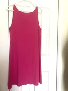 Andrea Jovine Women’s  Pink   Tank Dress  Jersey Knit  A-line M - Imagen 1 de 5