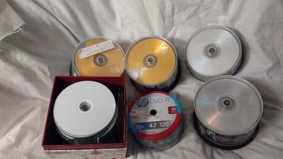 Memorex &  HP Blank DVD+R, -R And RW . Over 125 - Image 1 of 2