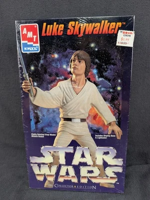 AMT ERTL Star Wars Luke Skywalker Model Kit 1995 Collector Edition SEALED - Image 1 of 4