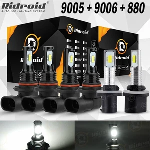 For Chevy Silverado 1999-2002 Tahoe 2000-2006 6X LED Headlights Lights Bulbs Kit - Picture 1 of 24