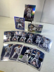 Jasson Dominguez New York Yankees 13 Karten Lot 2021-23 Prospect Chrome Refractor - Bild 1 von 7