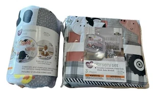Parent's Choice Farm Animals Nursery 4 Pc Set New & Farm Milestone Mat NWT - Picture 1 of 7