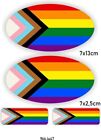 Rainbow flag LGBTQ+ car stickers