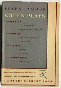 Seven Famous Greek Plays No. 158 Modern Library 1950 HCDJ Good Condition - Picture 1 of 20
