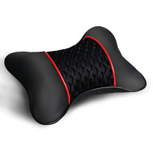2-piece neck pillow car seat PU leather pillow pillow cushion support