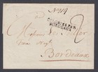 US 1803 SFL NY to Bordeaux France "Ouverte a l'amiraute de Londres" censored