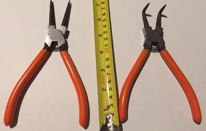 PLIERS CRAFT TOOLS LONG NOSE + COMBI PLIER INDUSTRIAL 4 pieces jewellry craft - Picture 1 of 6
