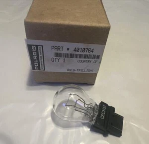 NEW OEM POLARIS SNOWMOBILE ATV 4010764 brake light Bulb, Tail/Stop, 27W - Picture 1 of 5