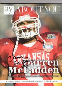 Arkansas Razorbacks Football Darren McFadden AY About You Magazin signiertes Autogramm - Bild 1 von 4
