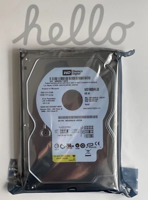 NEW!!! WD1600AVJB WESTERN DIGITAL 160GB 7200RPM 3.5 INTERNAL IDE ATA HARD DRIVE - Image 1 of 2