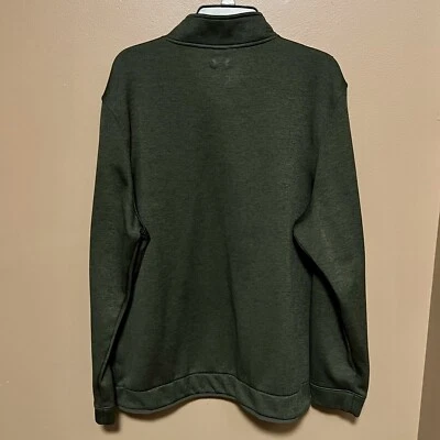 Pullover Under Armour 2XL XXL Cold Gear Golf Forrado de Vellón para Hombres 1/4 Q Cremallera Verde Foto 1 de 4