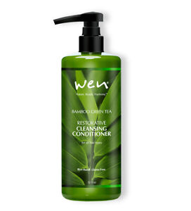 Wen Bamboo Green Tea 32 oz With Pump Rice Protein Cleansing Conditioner