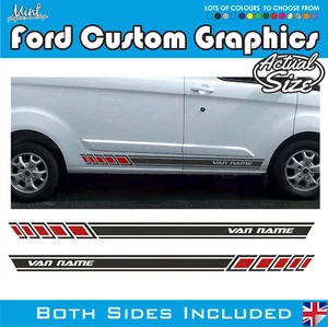 SWB FORD CUSTOM L1 LWB compatible CAMPER van Motorhome SPORT GRAPHICS DECALS 194 - Picture 1 of 5