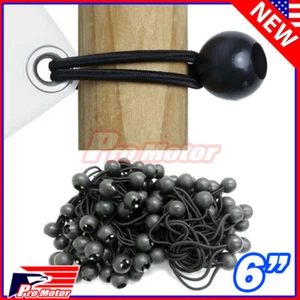 Großpackung 6" Ball Bungee Bungie Kordel Plane Festbinden enger Riemen Baldachin elastisch - Bild 1 von 1