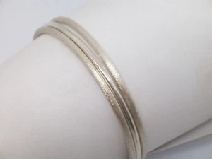 3 Bracciali rigidi in Argento 925 - Braccialetti rotondi - - Picture 1 of 8