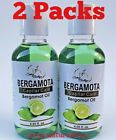 (2 Packs) Aceite De Bergamota 4.05 Oz Each Bergamot Oil Crecimiento Del Cabello