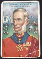 1911 T68 Men of History Sir Henry Havelock General Lucknow Miners Extra Tobacco