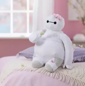 2025 Disney Parks Baymax Sakura Plush Big Hero 6 Cherry Blossom Japan NEW - Picture 1 of 4