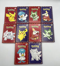 Lot de 4 figurines Pokemon Mac donald's : Pikachu ( 2 différentes), Évoli  et Marisson. - Label Emmaüs