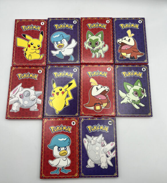 Pokemon McDonald's Fast Food & Cereal Premiums for sale