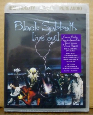 NEW Black Sabbath: Live Evil (1982) High Fidelity Dolby Atmos Pure Audio Blu-ray Foto 1 de 3