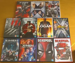 X-Men 1-7 Complete DVD Collection + Wolverine 1-3 & Deadpool 1&2 Logan R2 - Picture 1 of 1