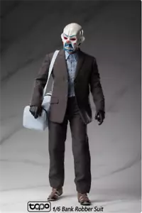 TOPO TP003 El Joker Traje de Ladrón de Bancos 1/6 Ropa y Accesorios para la Cabeza Conjunto EN STOCK - Imagen 1 de 6